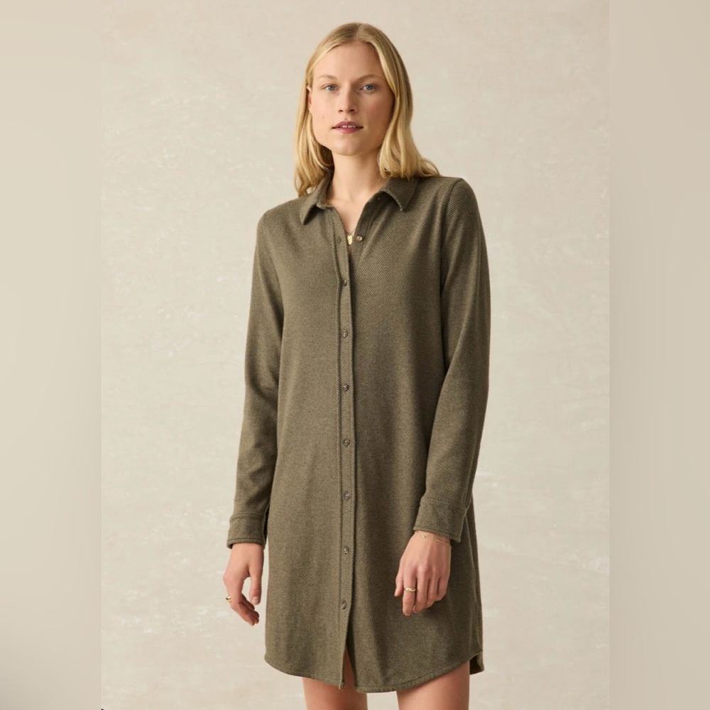 Faherty Legend Sweater Dress (M)